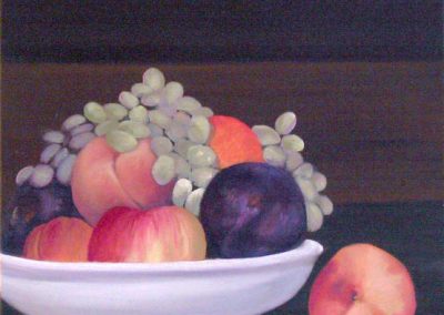 Fruit Bowl on Sideboard in Tuscan Villa